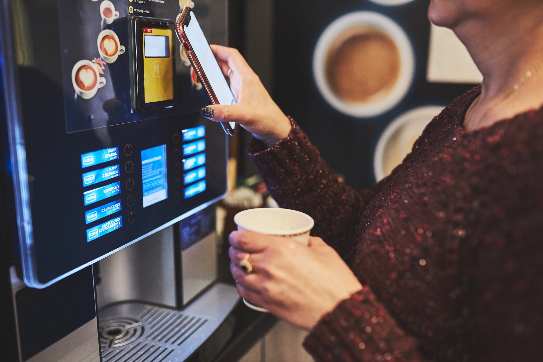 self-service coffee machines